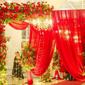 Red Tunnel Entrance Gate